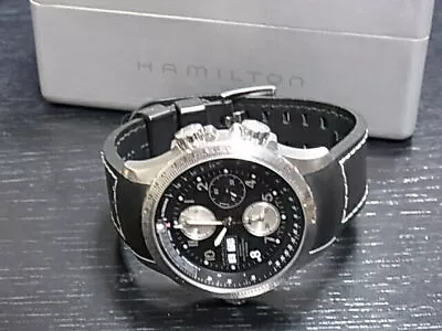 Hamilton Khaki Aviation X-Wind H776160 Chronograph Automatic W/case From Japan • £538.64