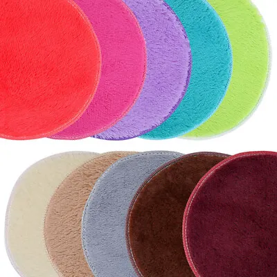 Fashion Soft Shaggy Bath Mat Non-slip Bathroom Rug Microfiber Floor Mat New • £6.29