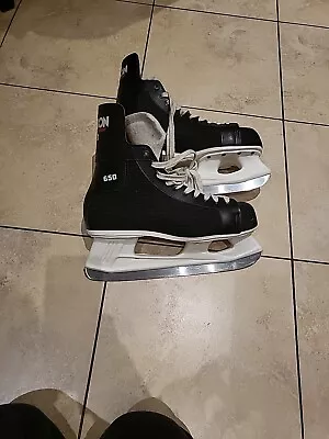 Vintage Micron 650 Ice Skates Size 10 Made In Canada **LIKE NEW** • $33.98