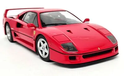 KK 1/18 - Ferrari F40 1987 Rosso Corsa Red 80's Supercar Diecast Scale Model Car • £109.99