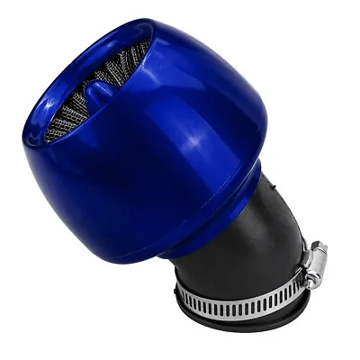 Universal 28mm-48mm Air Intake Motorcycle Filter Cleaner 45° Degree Angled Parts • £9.55