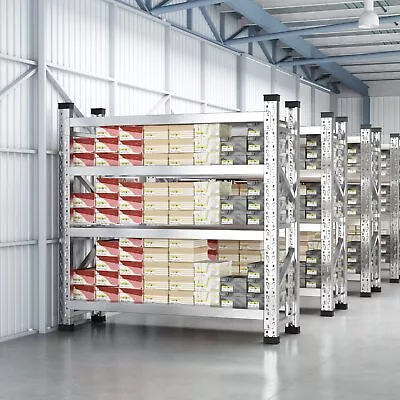 Heavy Duty Shelving 4 Shelf Stainless Steel Storage Rack 59  W X 20  D X 59  H • $529.81