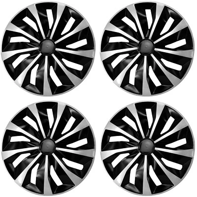 $44.99 • Buy 15  Wheel Covers Snap On Full Chrome Hub Caps Set Of 4 Fit R15 Tire & Steel Rim
