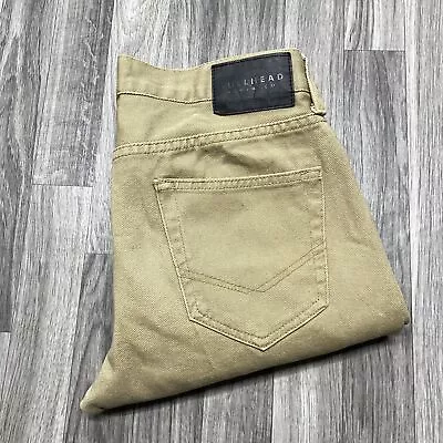 BULLHEAD  Classic Rise Slim Straight Tan Denim Jeans Men's Size W 30 L 32 • $6.75