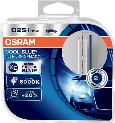 OSRAM D2S Xenarc Cool Blue Intense Xenon Set Of 2x Bulbs 6000K Genuine 66240CBI • $99.95