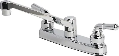 1300CP RV Mobile Home Non-Metallic Swivel Kitchen Sink Faucet Chrome Finish • $32.97