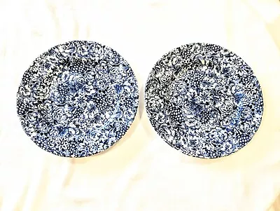 Set Of 2 VTG W.H. Grindley 7 1/4'' Promesse Genevieve Lethu 1990 Salad Plates • $14.99