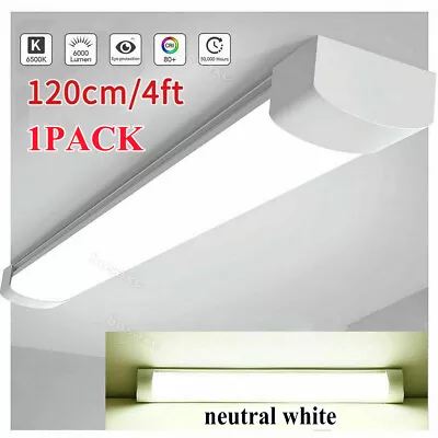 1 PACK 4FT LED SHOP LIGHT 4500K Daylight Fixture LED Ceiling Lights Garage Lamp • $20.99