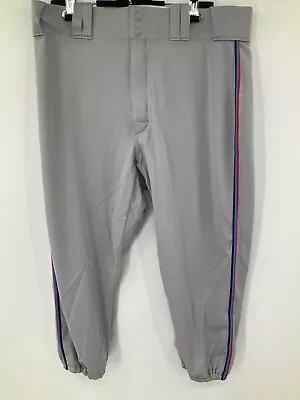 Miami Marlins Mlb Grey Majestic Game Used Pants 2019 Sz:37 • $55