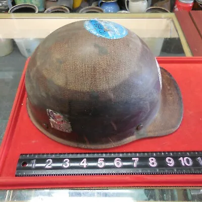 Vintage MSA L4 Cap -Coal Mining Helmet Hat Coal Miners Hat --no Liner • $125