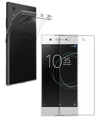 $7.65 • Buy For SONY XPERIA XA1 CLEAR CASE + TEMPERED GLASS SCREEN PROTECTOR SHOCKPROOF X A1