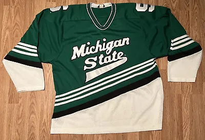 Michigan State Spartans Hockey Team Koronis Jersey XXL Mens • $150