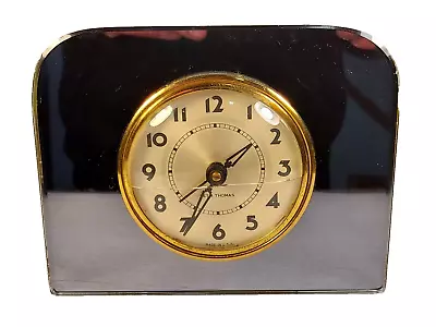 Vintage  Seth Thomas  1930s Mirror Glass Art Deco Electric Shelf/Mantel Clock • $39.88