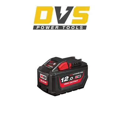 Milwaukee M18HB12 18v M18 12.0Ah Li-ion REDLITHIUM-ION High Output Battery • £189.95