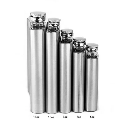 £3.99 • Buy HIP FLASK Stainless Steel Pocket Drink Whisky Flasks Alcohol Gift Steel UK POST