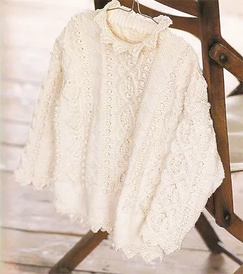 £1.99 • Buy Guernsey Sweater Knitting Pattern- Fits  From 1 Year To Adult 27-55 Chest