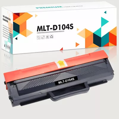 MLT-D104S Black Toner Cartridge For Samsung SCX-3205W SCX-3206 SCX-3205 Printer • $22.69