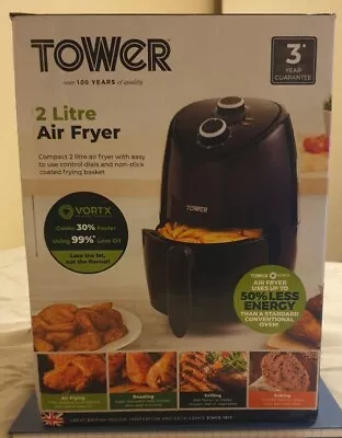 ***BRAND NEW*** Salter EK2817H 2L Compact Air Fryer - Black • £23