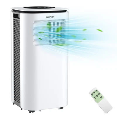 $359.90 • Buy Costway 9000BTU 3in1 Portable Air Conditioner Mobile Fan Window Kit Dehumidifier
