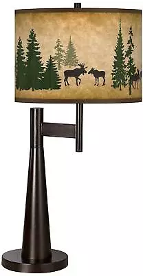 Moose Lodge Giclee Novo Table Lamp • $149.99