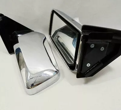 Chrome For Toyota  Ke70 Te71 Te72 Side Door Manual Adjust Mirror 1979-1983 80 81 • $118.80