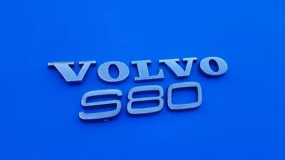 07 08 09 10 11 12 13 Volvo S80 Rear Lid Emblem Logo Badge Sign Used Set Oem B22 • $19