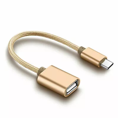 USB Type-C OTG Adapter Cable USB C Male To Type-A Female For Laptop Transfer AU • $3.99