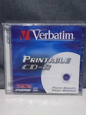 Verbatim Blank Disk  CD-R 52x 700MB  BRAND NEW SEALED UNOPENED FREE POSTAGE  • $7.19