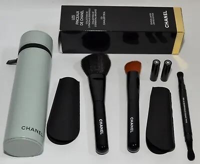 Chanel Codes Couleurs Make-up Brush Set Cavalier Seul 131 + Leather Case Ltd Edt • £325