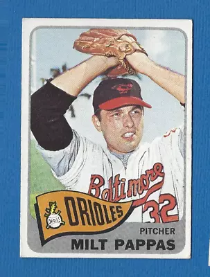 Milt Pappas Baltimore Orioles 1965 Topps Card #270  - Vgex • $2.99