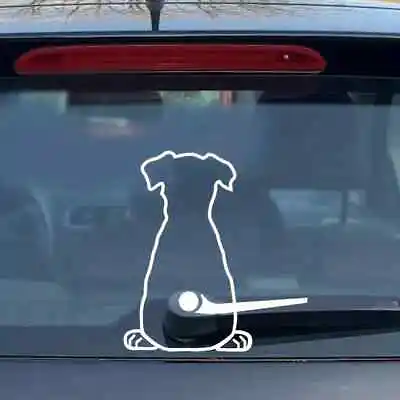 Funny Moving Tail Dog Car Sticker-Window Wiper Decals Rear Window • $8.99