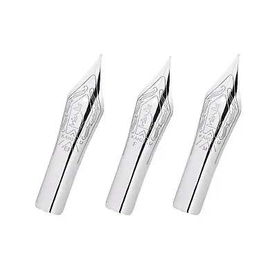 3PCS Kaigelu Fountain Pen Nibs #6 Nib Silver EF/F/M For Jinhao 100 • $11.95