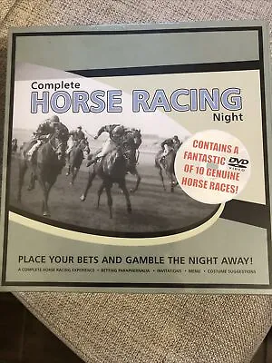 * Lagoon Games / Mad Moose COMPLETE HORSE RACING NIGHT DVD Game - New & Sealed * • £11.99
