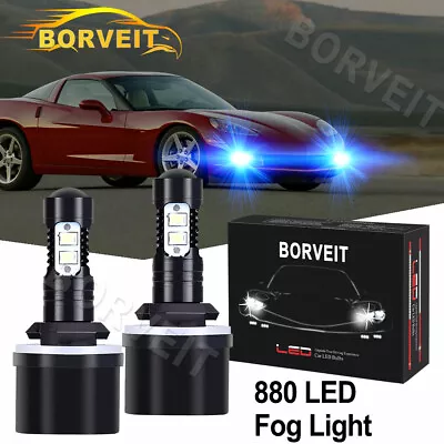 2X 880 Bulbs New LED Fog Lights Lamp Combo 6000K For Chevy Corvette C5 1997-2004 • $12.91