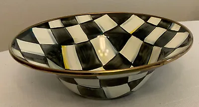 HTF MacKenzie-Childs Courtly Check Snack Dip Bowl  ~ Fits Chip Tray • $100