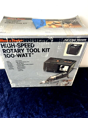 £37.34 • Buy BLACK+DECKER Power Adapter 9821 With High Speed Rotary Tool 9810 Lot 1