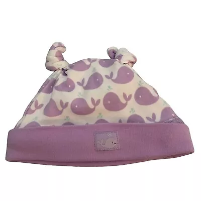 Gymboree Newborn Purple Whale Baby Girl Hat • $7