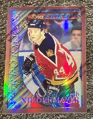 D2081 Rob Niedermayer Panthers 1995-96 Topps Finest Hockey #98 Refractor • $3.99