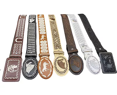 Men’s Authentic Mexican Belt With Animal Embroidery/ Cinto Piteado Pa Hombre  • $32.99