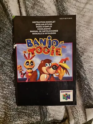 £59.99 • Buy ❌️ Banjo Tooie ❌️ N64 ❗️MANUAL ONLY ❗️