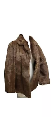 Womens Small Rabbit Hair Coat • $49