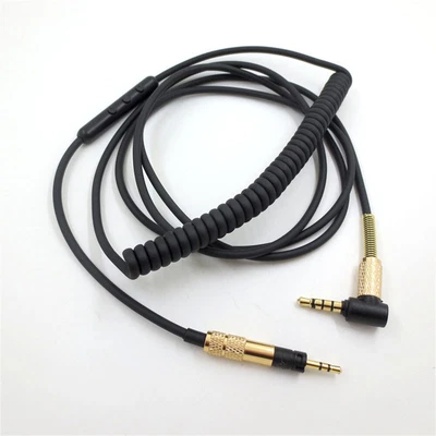 £6.54 • Buy Coiled Spring Audio Cable For Sennheiser HD 4.30I HD 4.30G 4.40BT 4.50BTNC