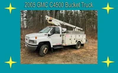 Reliable Workhorse For Sale: 2005 GMC C4500 TopKick Utilities Bucket Truck! • $18500