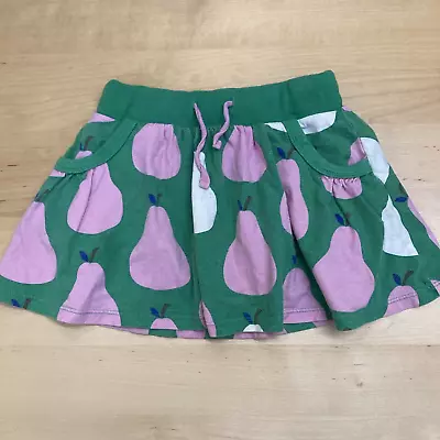 Mini Boden Skort Green/Pink Pears Size 4/5 • $5