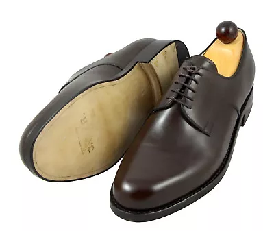 Vass Shoes - Plain Toe Derby - Brown - 40.5eu / 7.5 US / 6.5 UK • $619.04