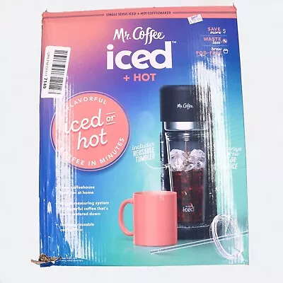 Mr. Coffee Single-Serve Iced And Hot Coffee Maker With Reusable Tumbler Untested • $33.99