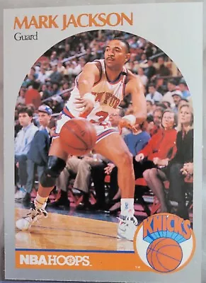 Mark Jackson   Menendez Brothers  1990-91 NBA Hoops Card #205 NM • $3.99