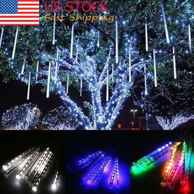 8Tube 30CM 50CM 192LEDs 384LEDs Meteor Shower Rain Light Waterproof Tubes String • $11.55