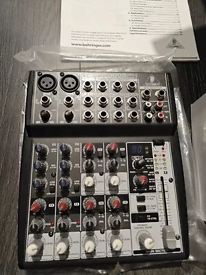 £80 • Buy Behringer XENYX 1002FX 10-Input 2-Bus Analog Mixer - Boxed