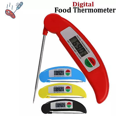 Digital Food Thermometer Probe Cooking Meat Kitchen Temperature BBQ Turkey Milk • £3.59